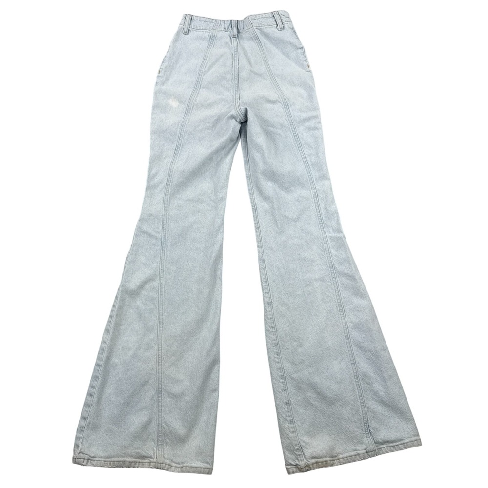 We The Free Free People Jeans Sz 26 Florence Flare Leg High Waist Bareback - Picture 2 of 16